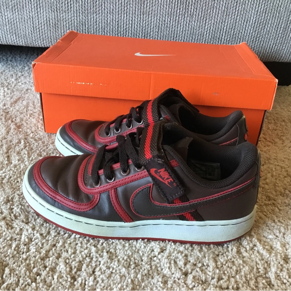 Nike Vandal Low Chocolate Cherry Womens Size 7.5